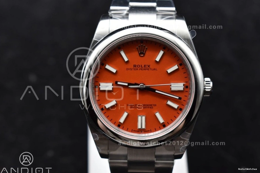 41mm 1:1 904L Orange 946 Edition 124300 DIWF Oyster Best EasyCare A Perpetual Steel Dial 0303